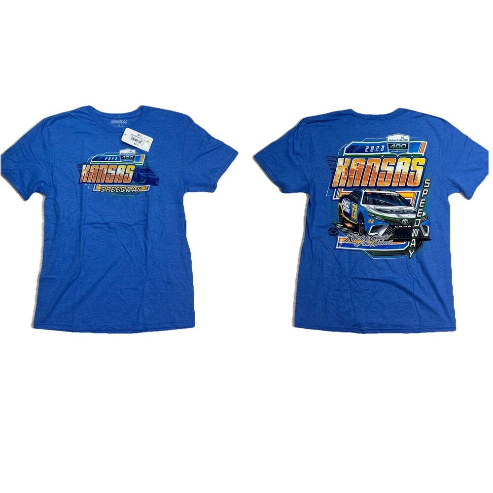 IndyCar Mens T Shirt 2023 Kansas Speedway Advent Health 400‎ Size Medium Graphic